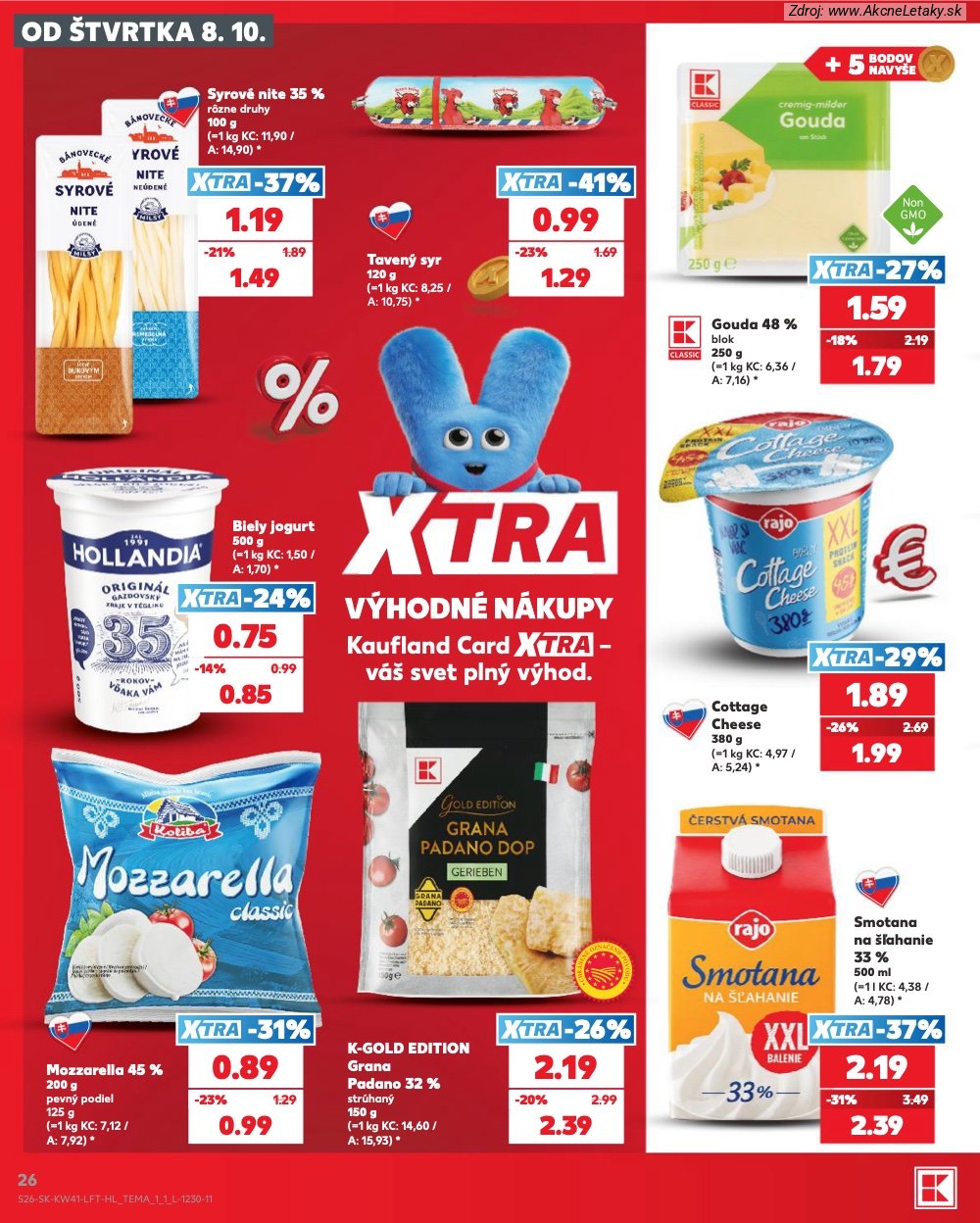 Leták Kaufland (8. 10. - 14. 10. 2026) - strana 26 z 86