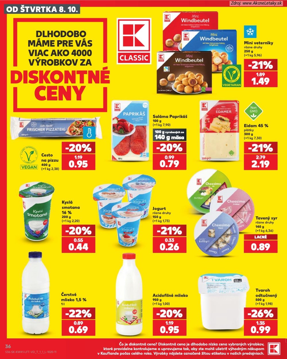 Leták Kaufland (8. 10. - 14. 10. 2026) - strana 36 z 86