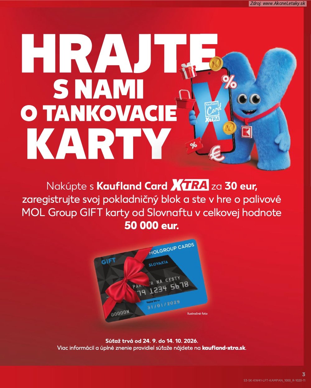 Leták Kaufland (8. 10. - 14. 10. 2026) - strana 3 z 86