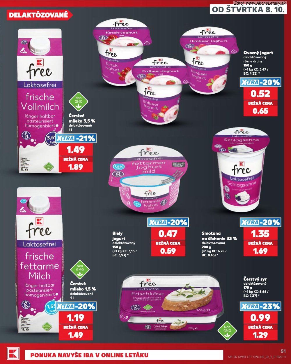 Leták Kaufland (8. 10. - 14. 10. 2026) - strana 51 z 86