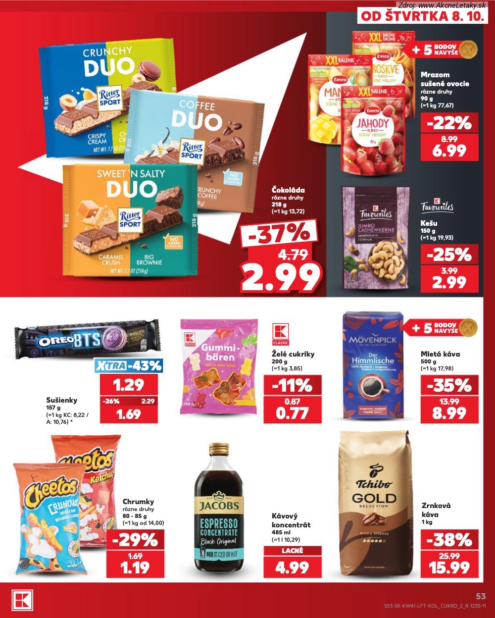Leták Kaufland (8. 10. - 14. 10. 2026) - strana 53 z 86