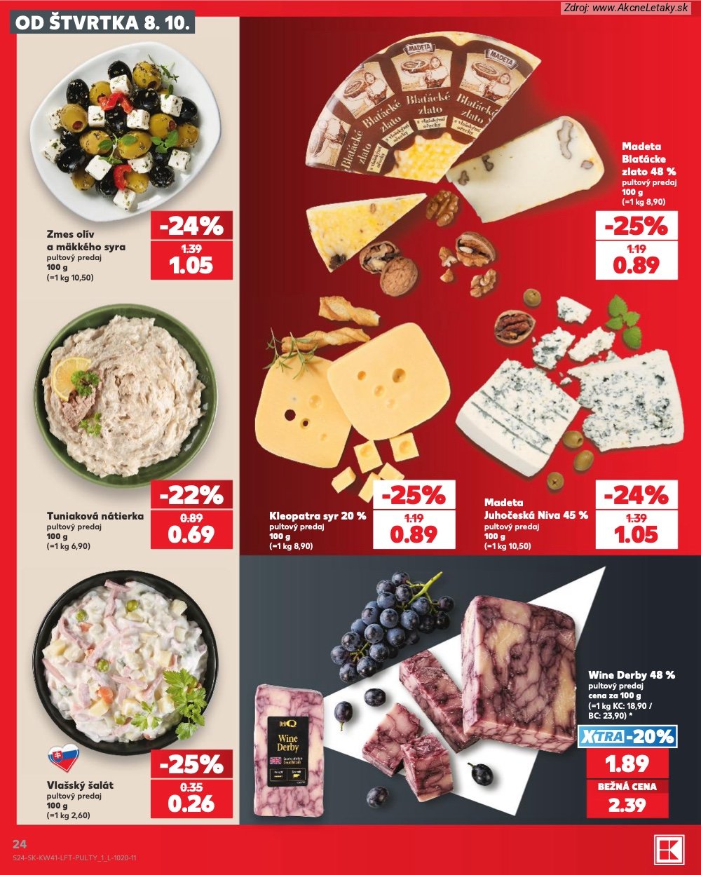 Leták Kaufland (8. 10. - 14. 10. 2026) - strana 24 z 86