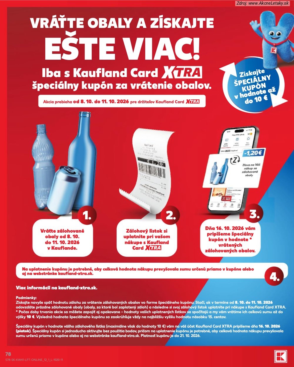 Leták Kaufland (8. 10. - 14. 10. 2026) - strana 78 z 86