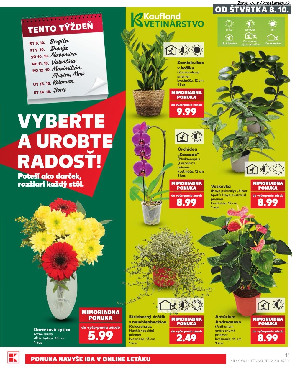 Leták Kaufland (8. 10. - 14. 10. 2026) - strana 11 z 86
