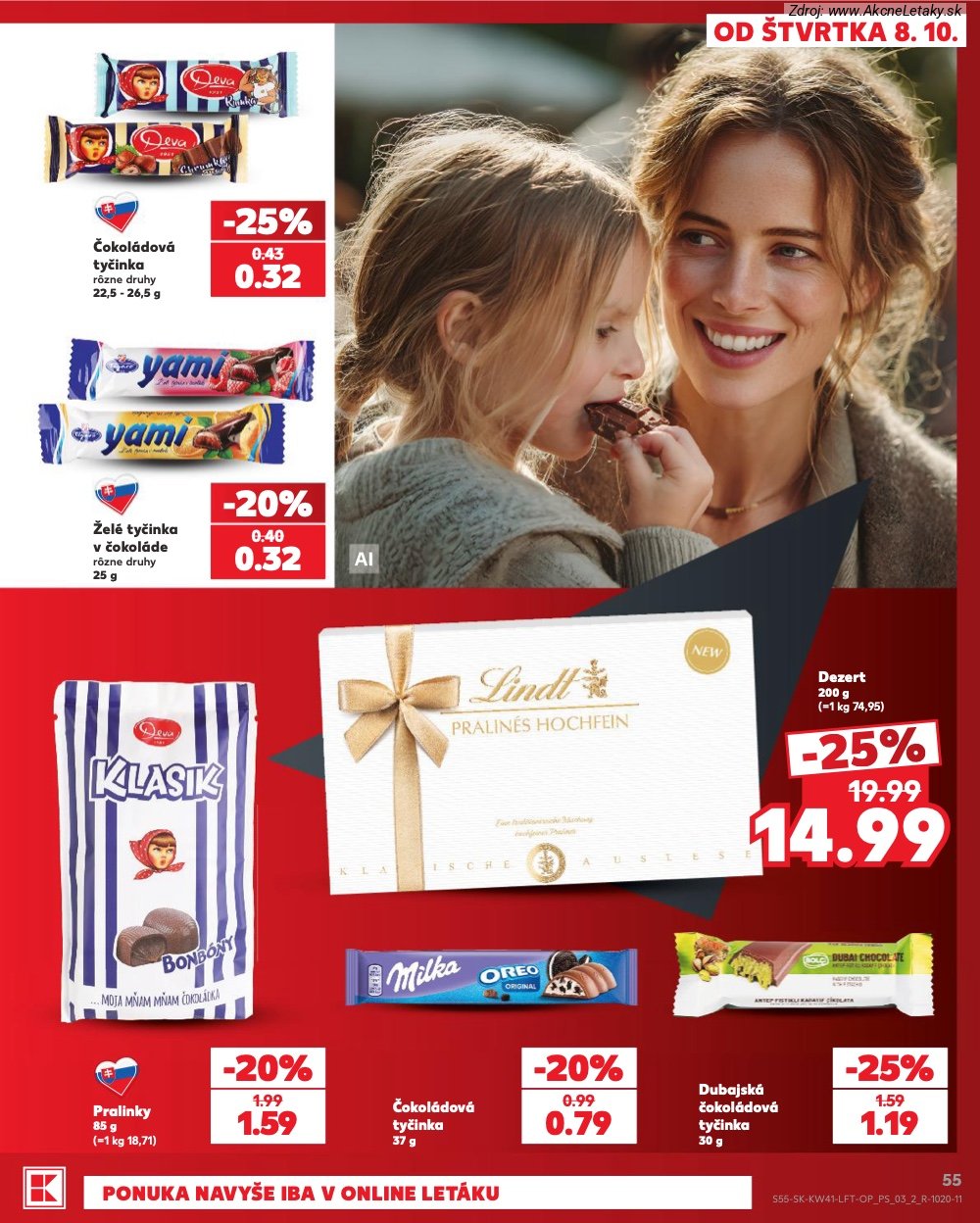 Leták Kaufland (8. 10. - 14. 10. 2026) - strana 55 z 86