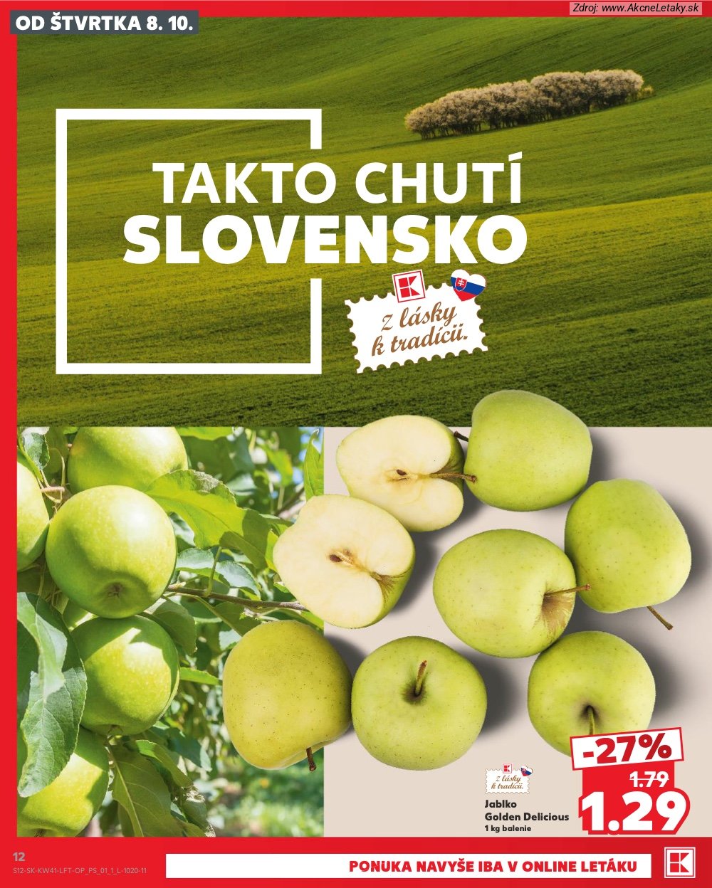 Leták Kaufland (8. 10. - 14. 10. 2026) - strana 12 z 86