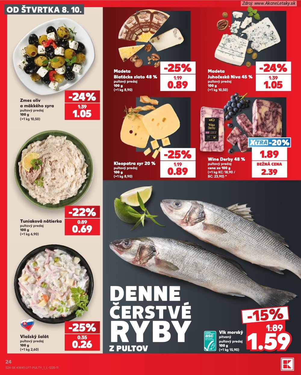 Leták Kaufland (8. 10. - 14. 10. 2026) - strana 24 z 86