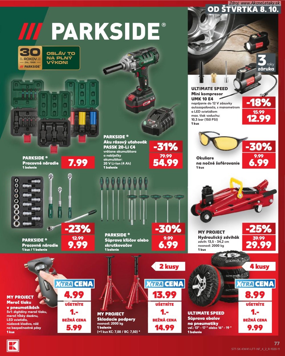Leták Kaufland (8. 10. - 14. 10. 2026) - strana 77 z 86