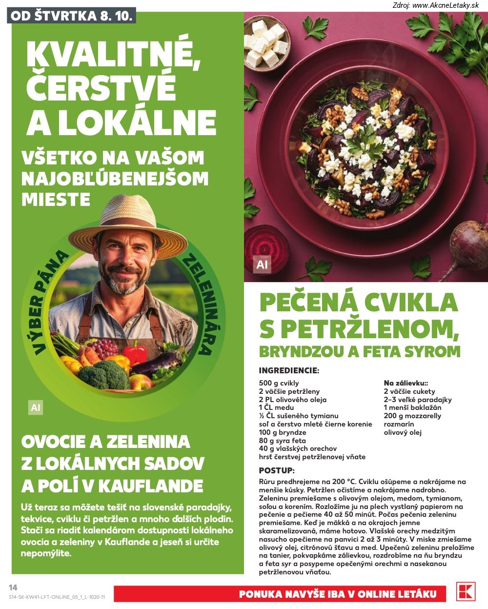 Leták Kaufland (8. 10. - 14. 10. 2026) - strana 14 z 86