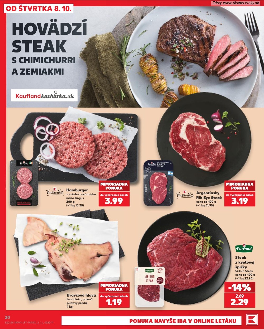 Leták Kaufland (8. 10. - 14. 10. 2026) - strana 20 z 86