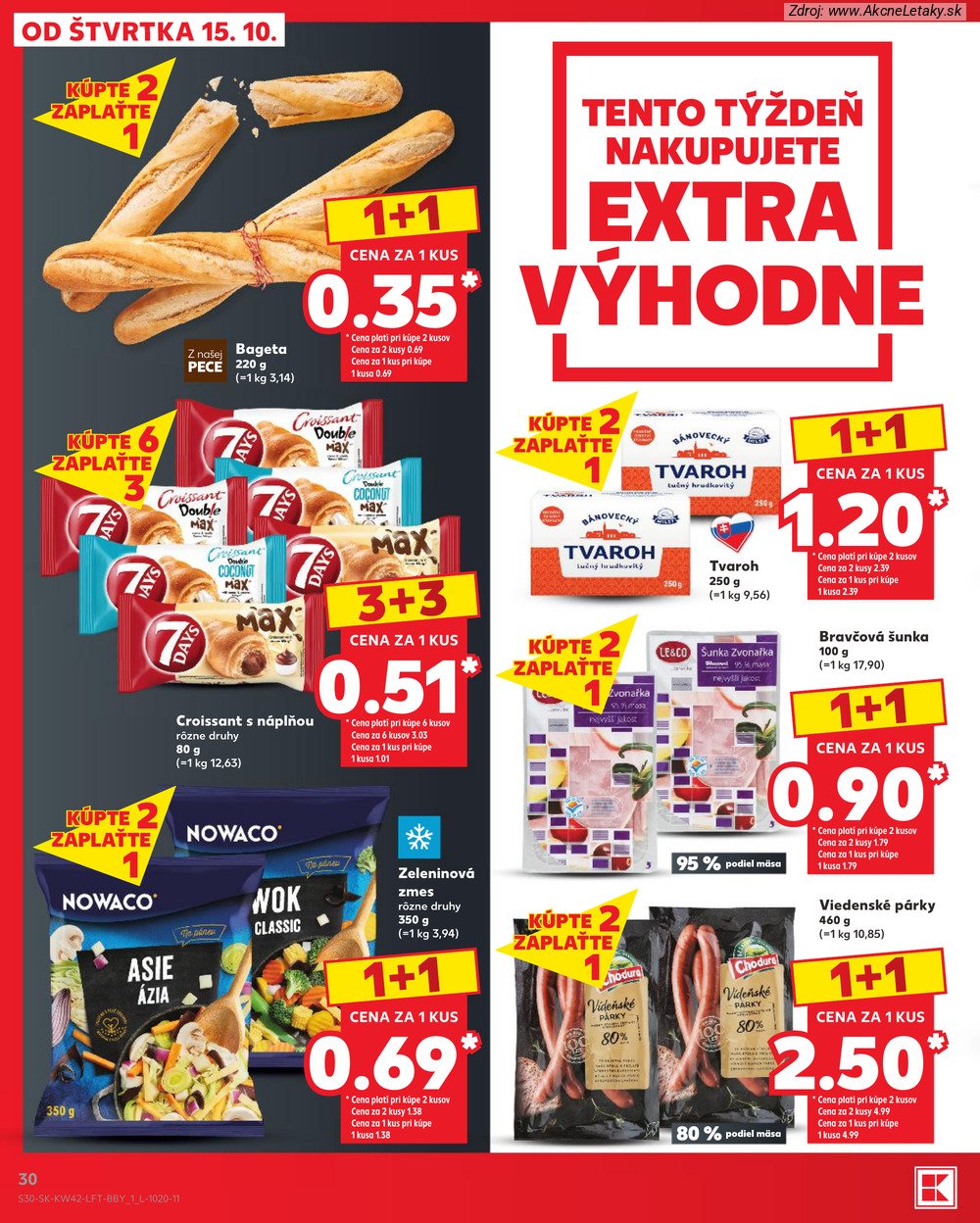Leták Kaufland (15. 10. - 21. 10. 2026) - strana 30 z 84