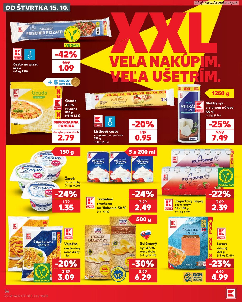Leták Kaufland (15. 10. - 21. 10. 2026) - strana 36 z 84