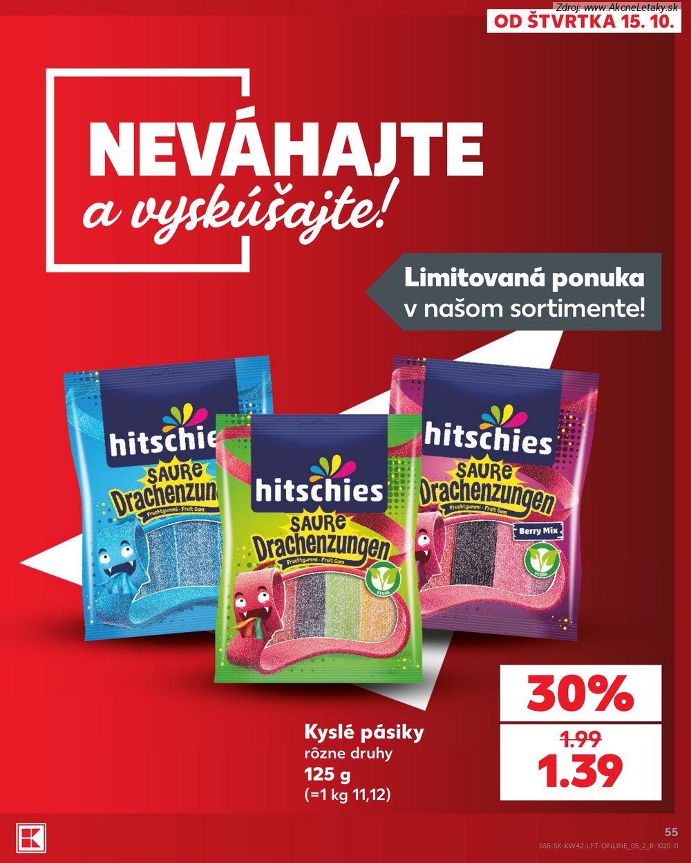 Leták Kaufland (15. 10. - 21. 10. 2026) - strana 55 z 84