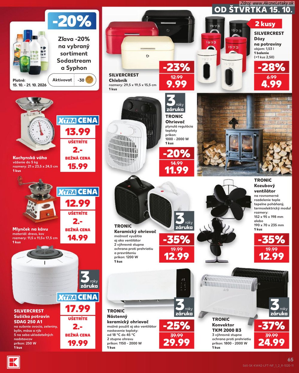 Leták Kaufland (15. 10. - 21. 10. 2026) - strana 65 z 84