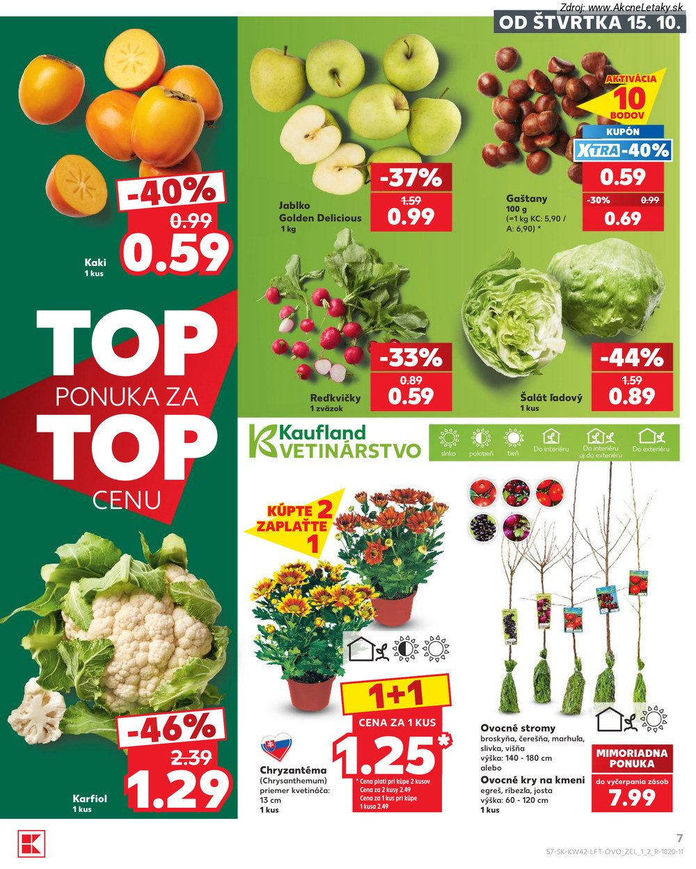 Leták Kaufland (15. 10. - 21. 10. 2026) - strana 7 z 84