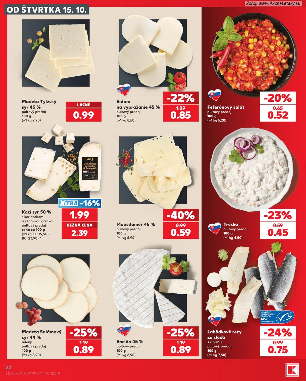 Leták Kaufland (15. 10. - 21. 10. 2026) - strana 22 z 84