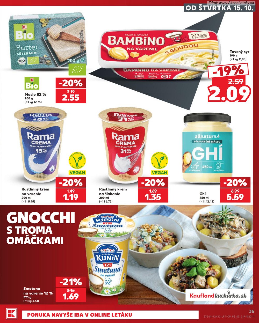 Leták Kaufland (15. 10. - 21. 10. 2026) - strana 35 z 84