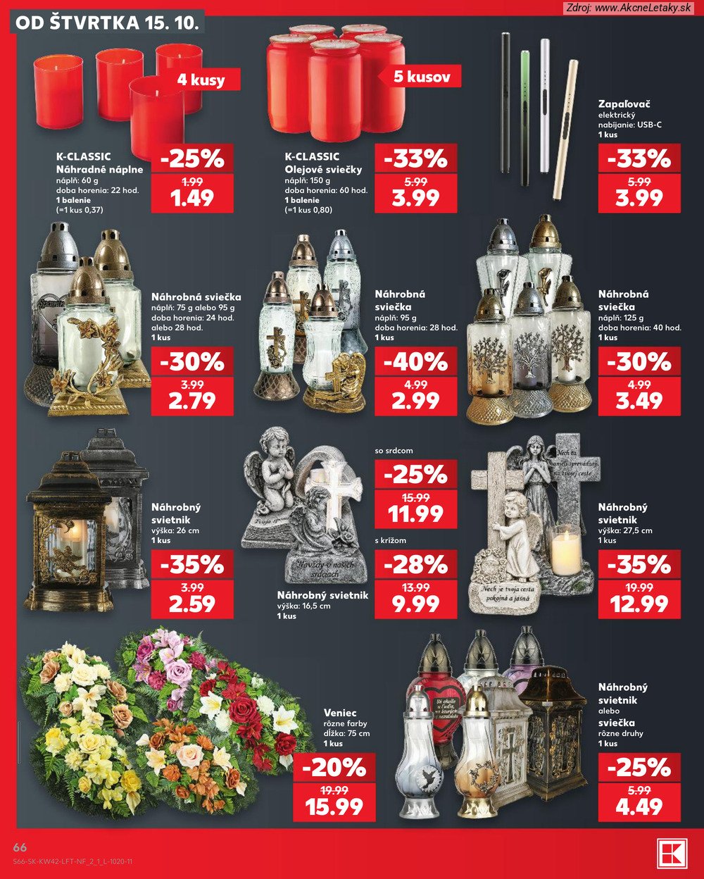 Leták Kaufland (15. 10. - 21. 10. 2026) - strana 66 z 84