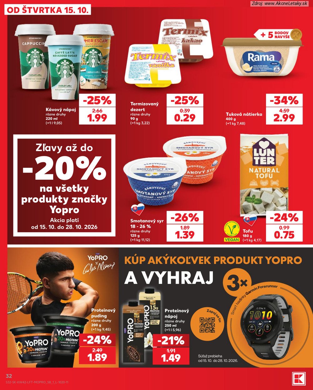 Leták Kaufland (15. 10. - 21. 10. 2026) - strana 32 z 84