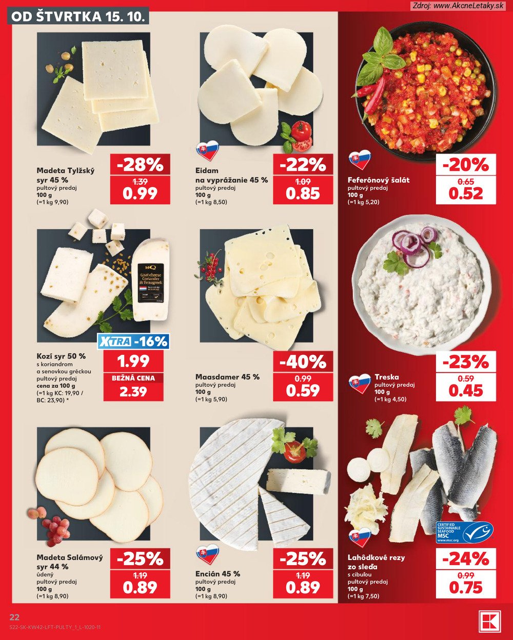 Leták Kaufland (15. 10. - 21. 10. 2026) - strana 22 z 84