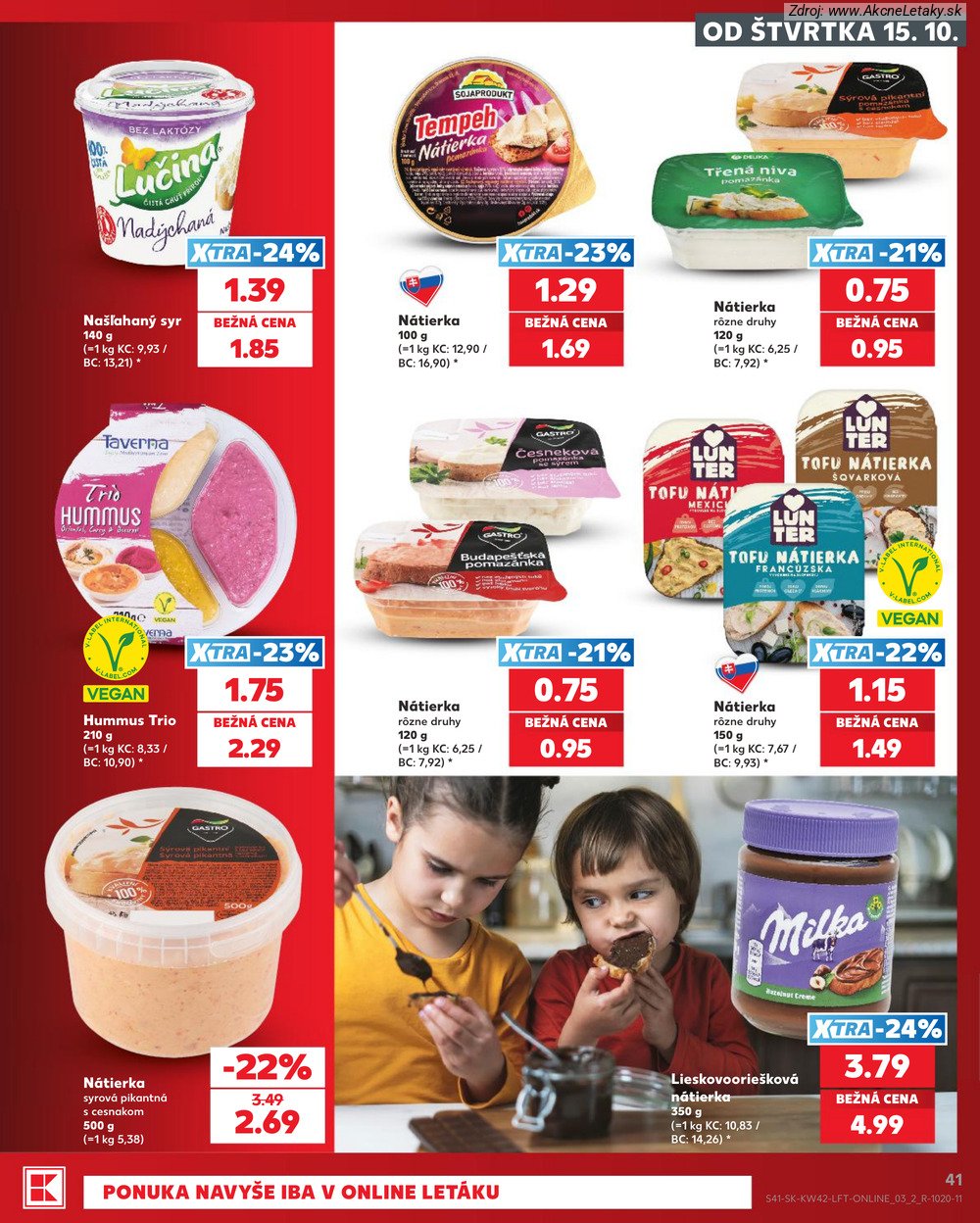 Leták Kaufland (15. 10. - 21. 10. 2026) - strana 41 z 84
