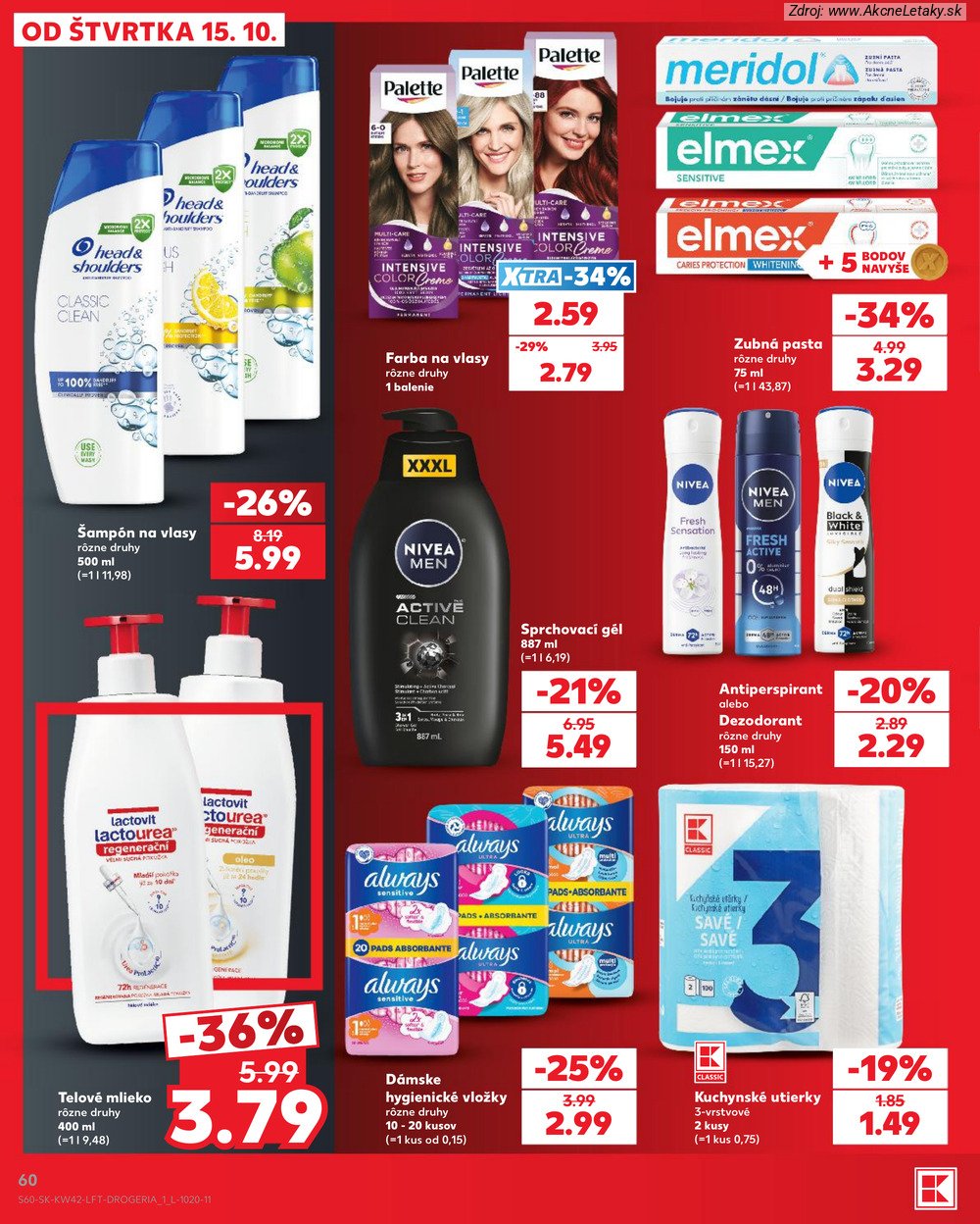 Leták Kaufland (15. 10. - 21. 10. 2026) - strana 60 z 84