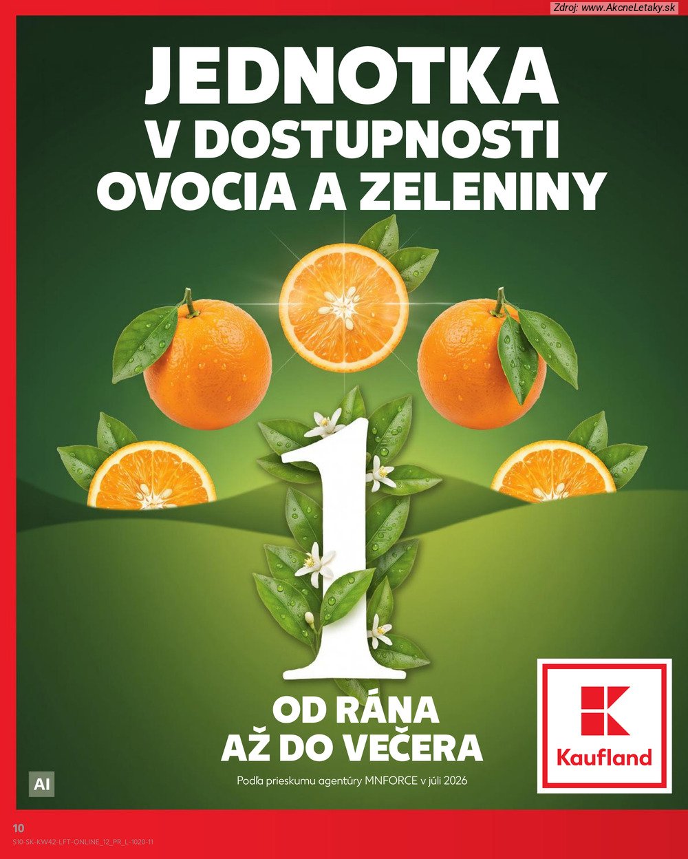 Leták Kaufland (15. 10. - 21. 10. 2026) - strana 10 z 84
