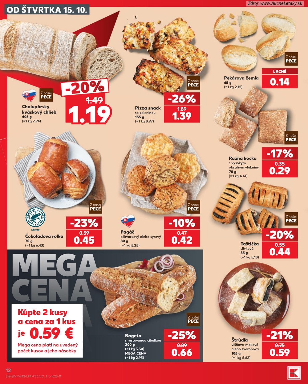 Leták Kaufland (15. 10. - 21. 10. 2026) - strana 12 z 84