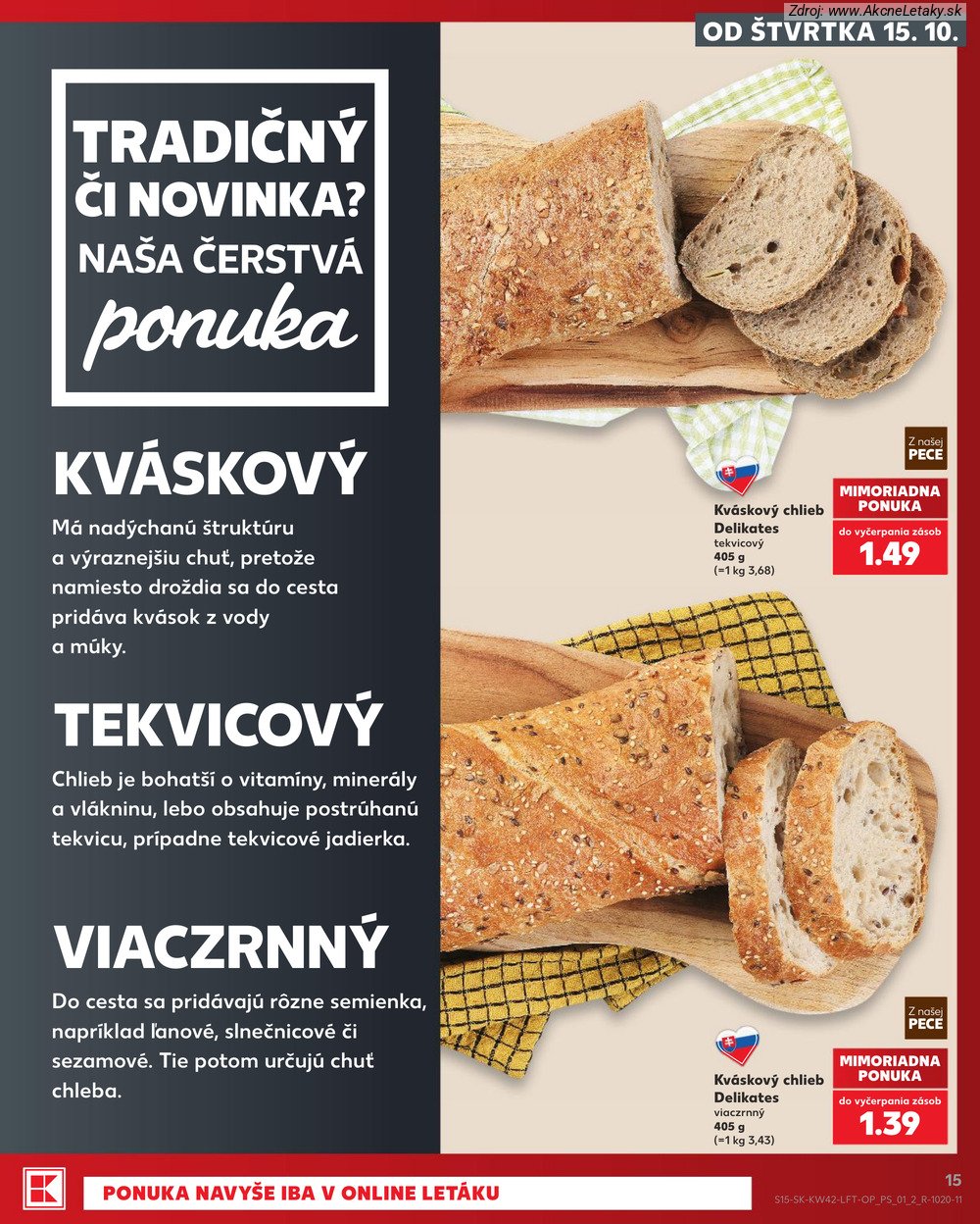 Leták Kaufland (15. 10. - 21. 10. 2026) - strana 15 z 84