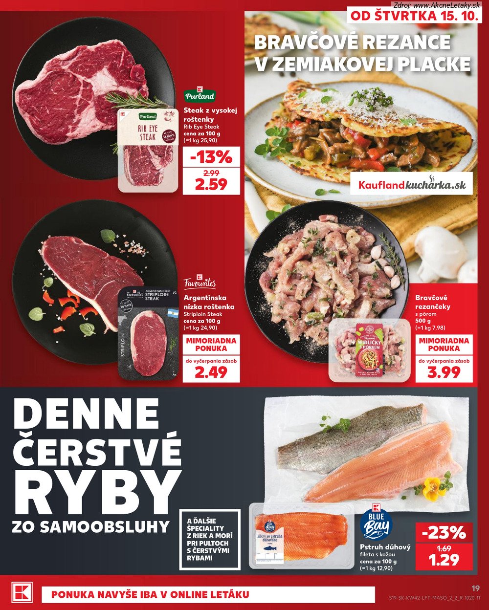 Leták Kaufland (15. 10. - 21. 10. 2026) - strana 19 z 84