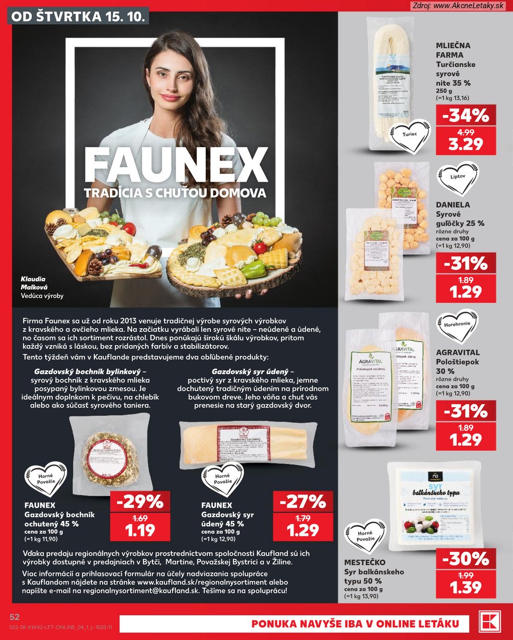 Leták Kaufland (15. 10. - 21. 10. 2026) - strana 52 z 84