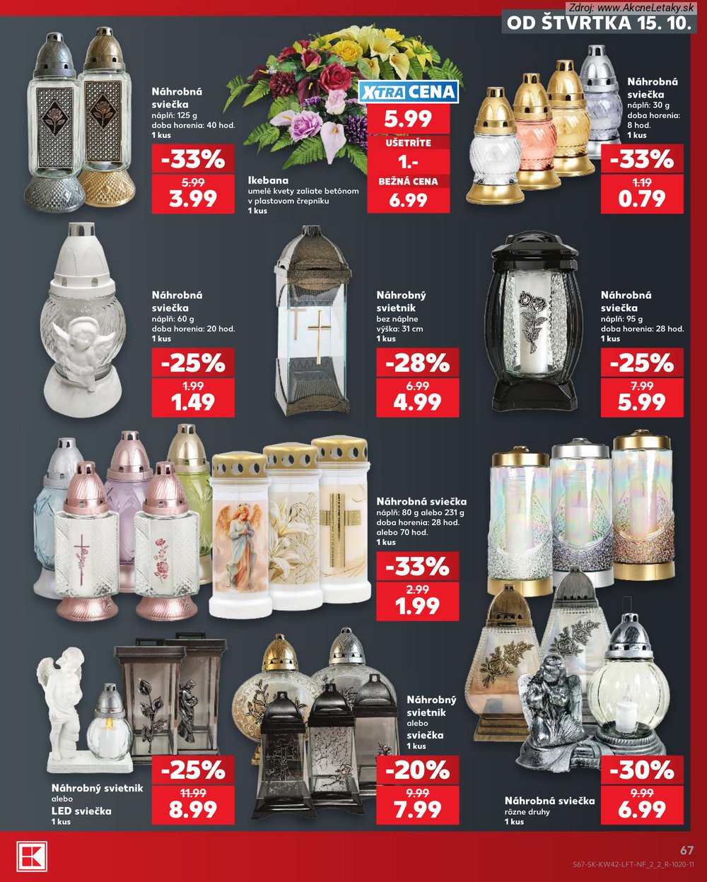 Leták Kaufland (15. 10. - 21. 10. 2026) - strana 67 z 84