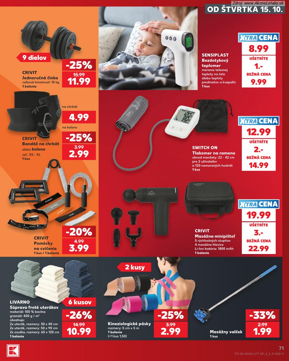 Leták Kaufland (15. 10. - 21. 10. 2026) - strana 71 z 84