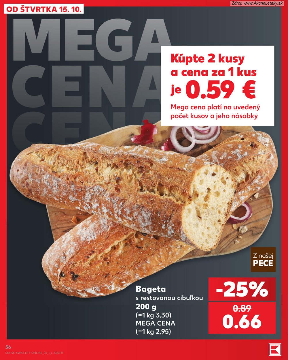 Leták Kaufland (15. 10. - 21. 10. 2026) - strana 56 z 84