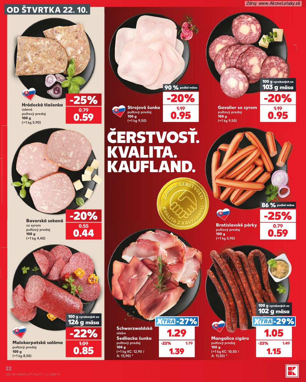 Leták Kaufland (22. 10. - 28. 10. 2026) - strana 22 z 76