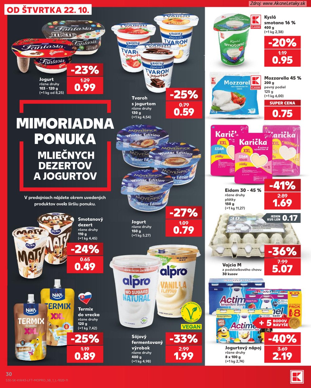 Leták Kaufland (22. 10. - 28. 10. 2026) - strana 30 z 76