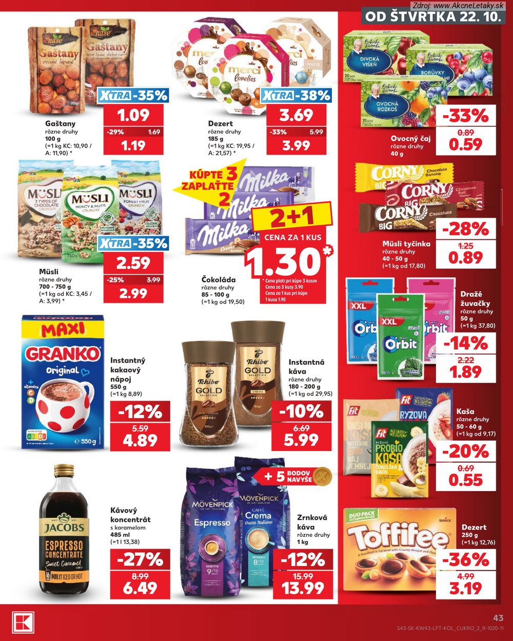 Leták Kaufland (22. 10. - 28. 10. 2026) - strana 43 z 76