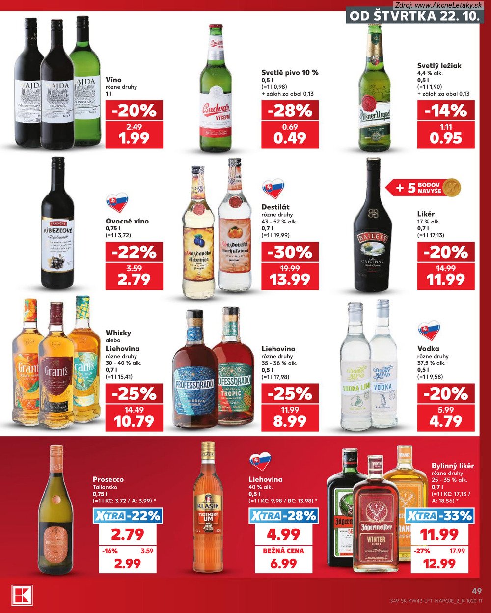 Leták Kaufland (22. 10. - 28. 10. 2026) - strana 49 z 76
