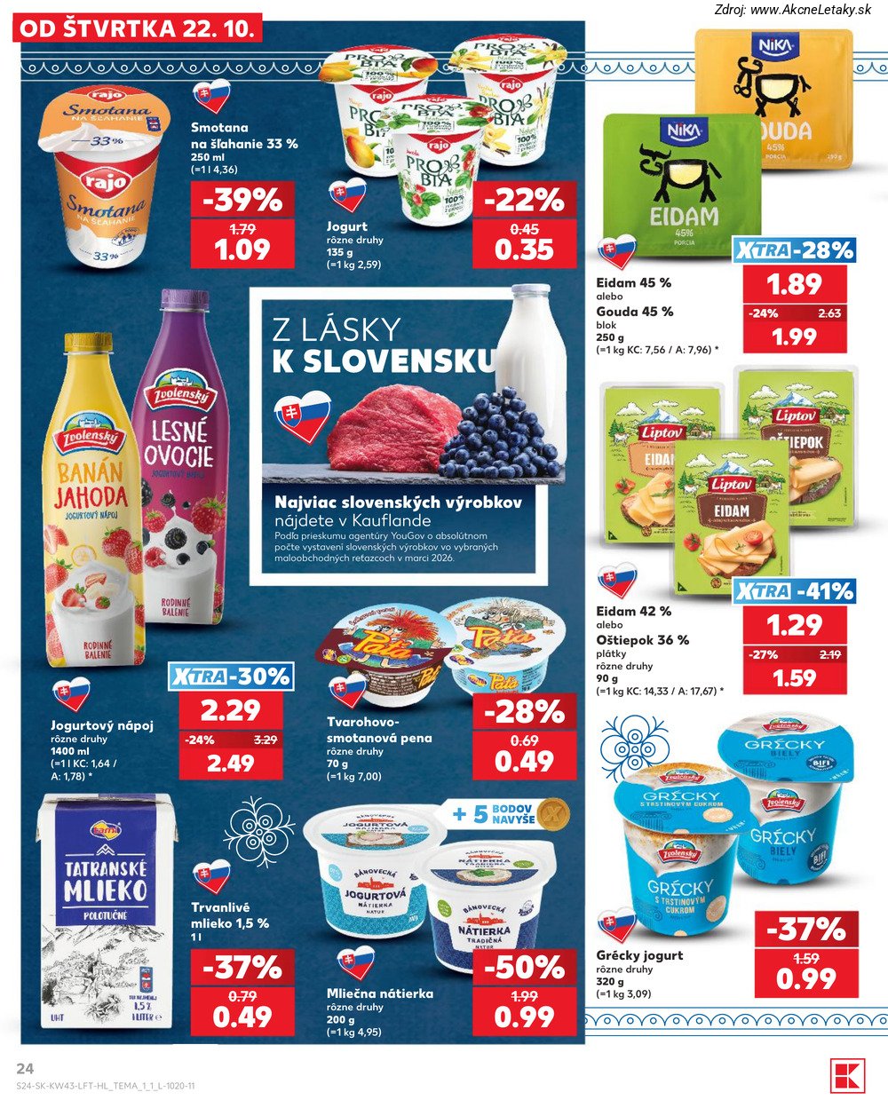 Leták Kaufland (22. 10. - 28. 10. 2026) - strana 24 z 76