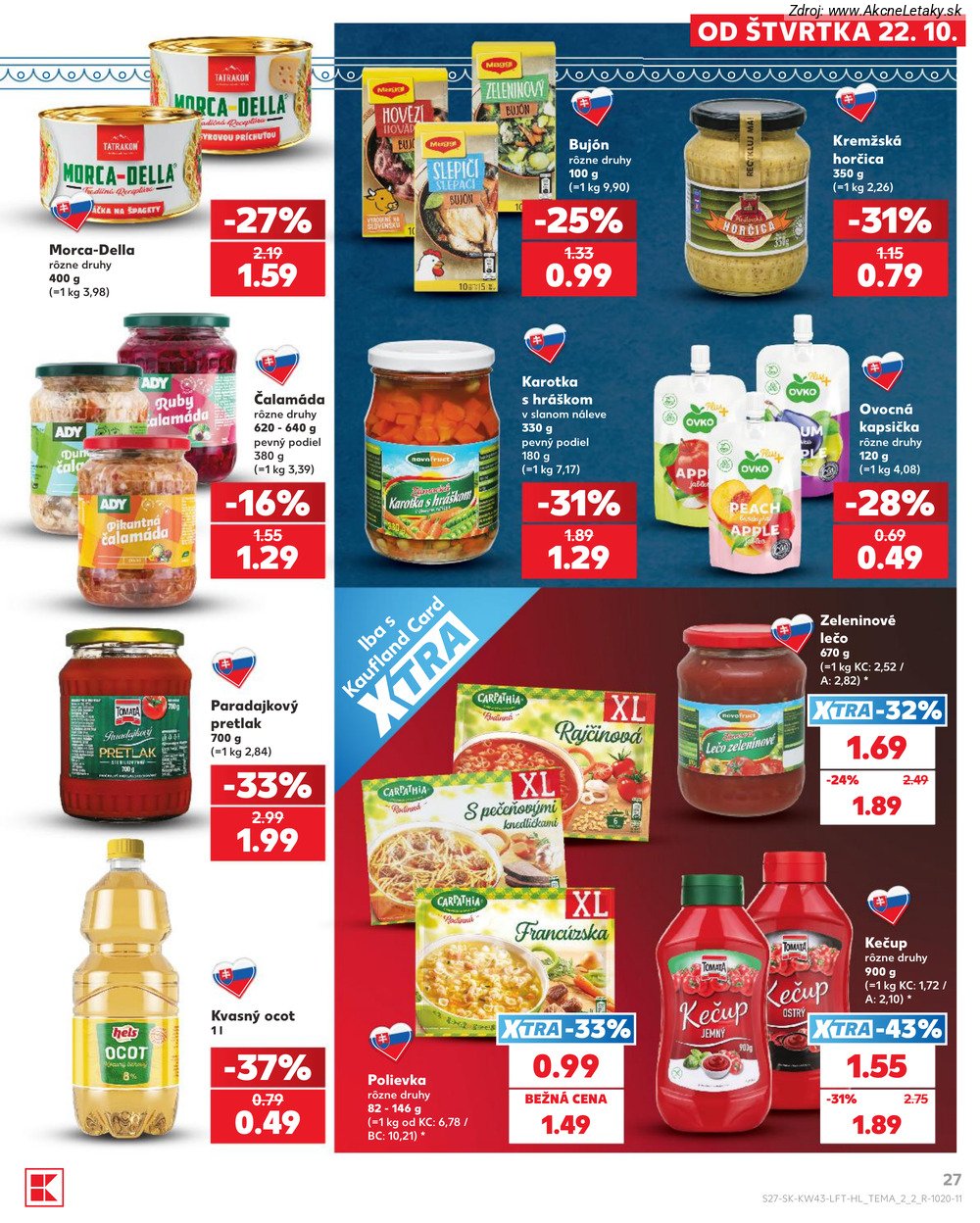 Leták Kaufland (22. 10. - 28. 10. 2026) - strana 27 z 76