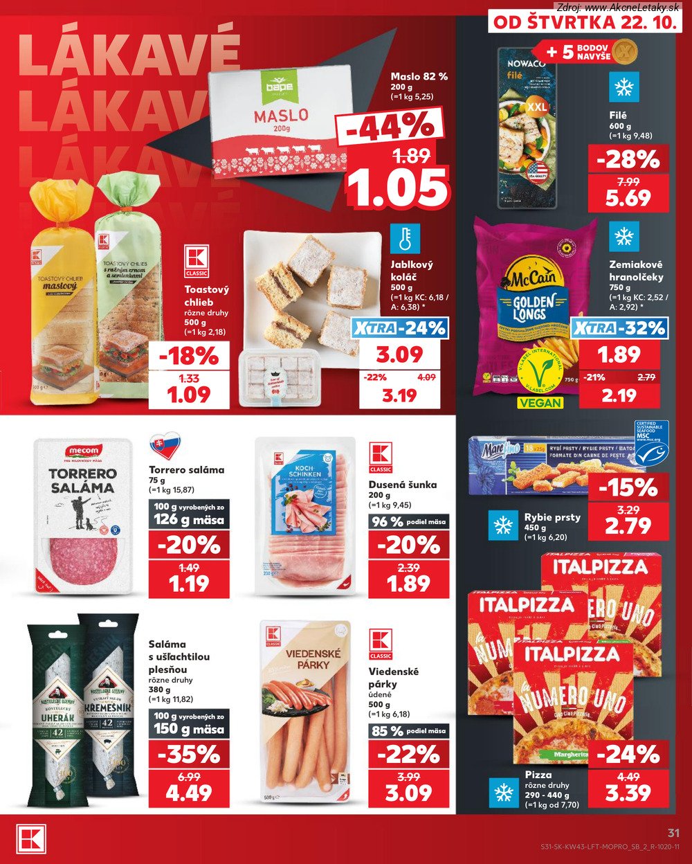 Leták Kaufland (22. 10. - 28. 10. 2026) - strana 31 z 76