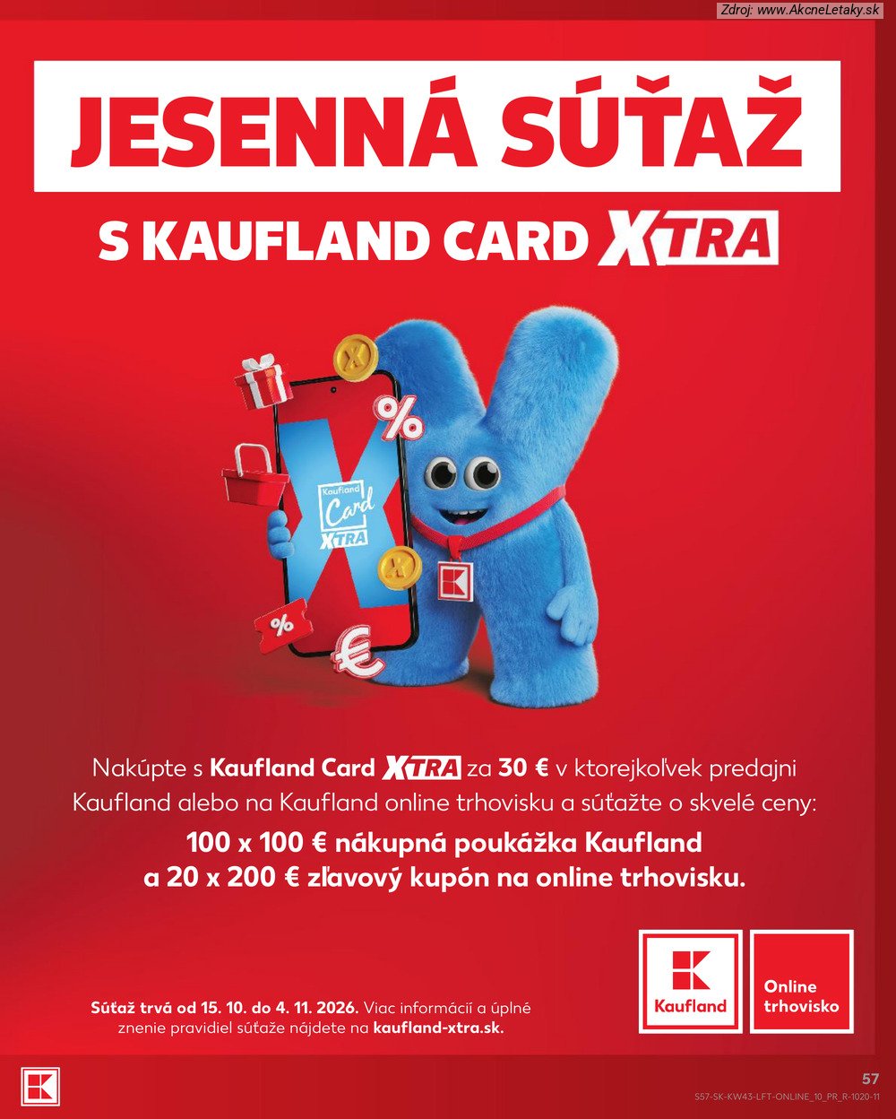 Leták Kaufland (22. 10. - 28. 10. 2026) - strana 57 z 76