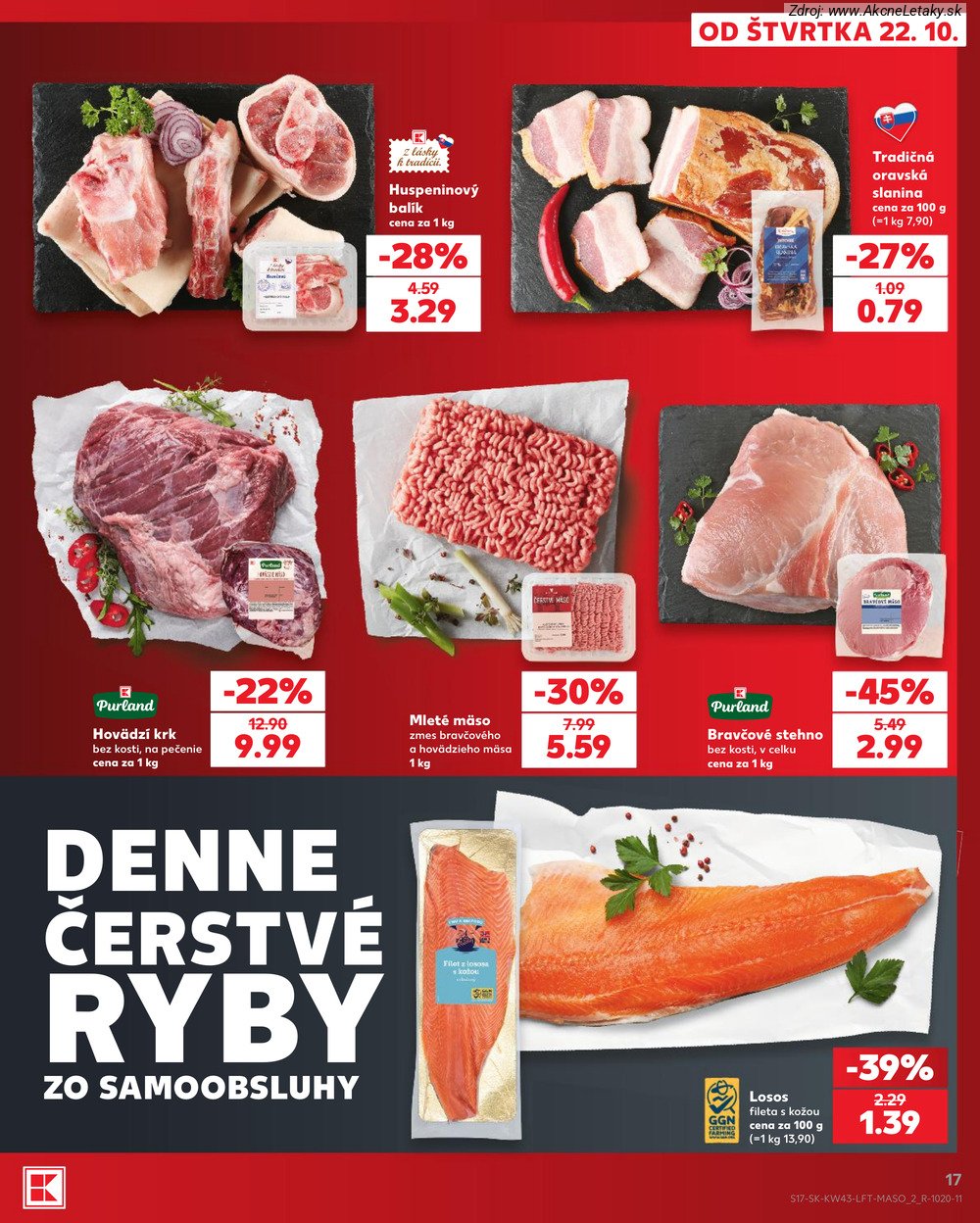 Leták Kaufland (22. 10. - 28. 10. 2026) - strana 17 z 76