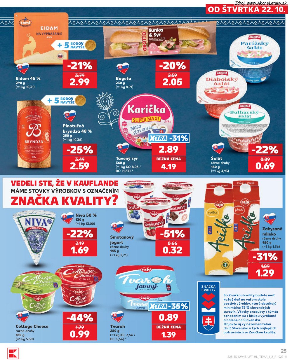 Leták Kaufland (22. 10. - 28. 10. 2026) - strana 25 z 76