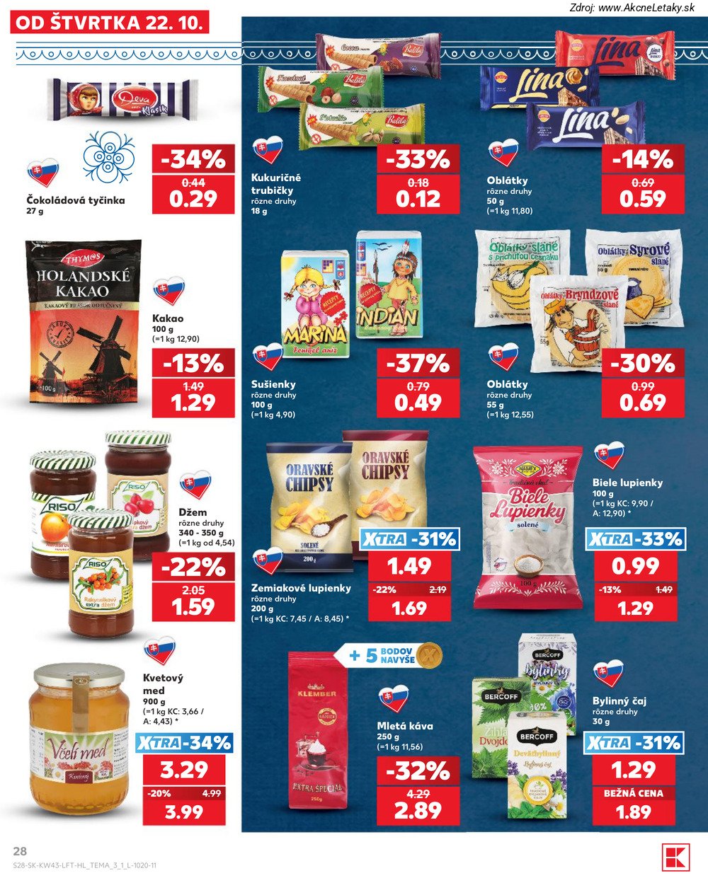 Leták Kaufland (22. 10. - 28. 10. 2026) - strana 28 z 76