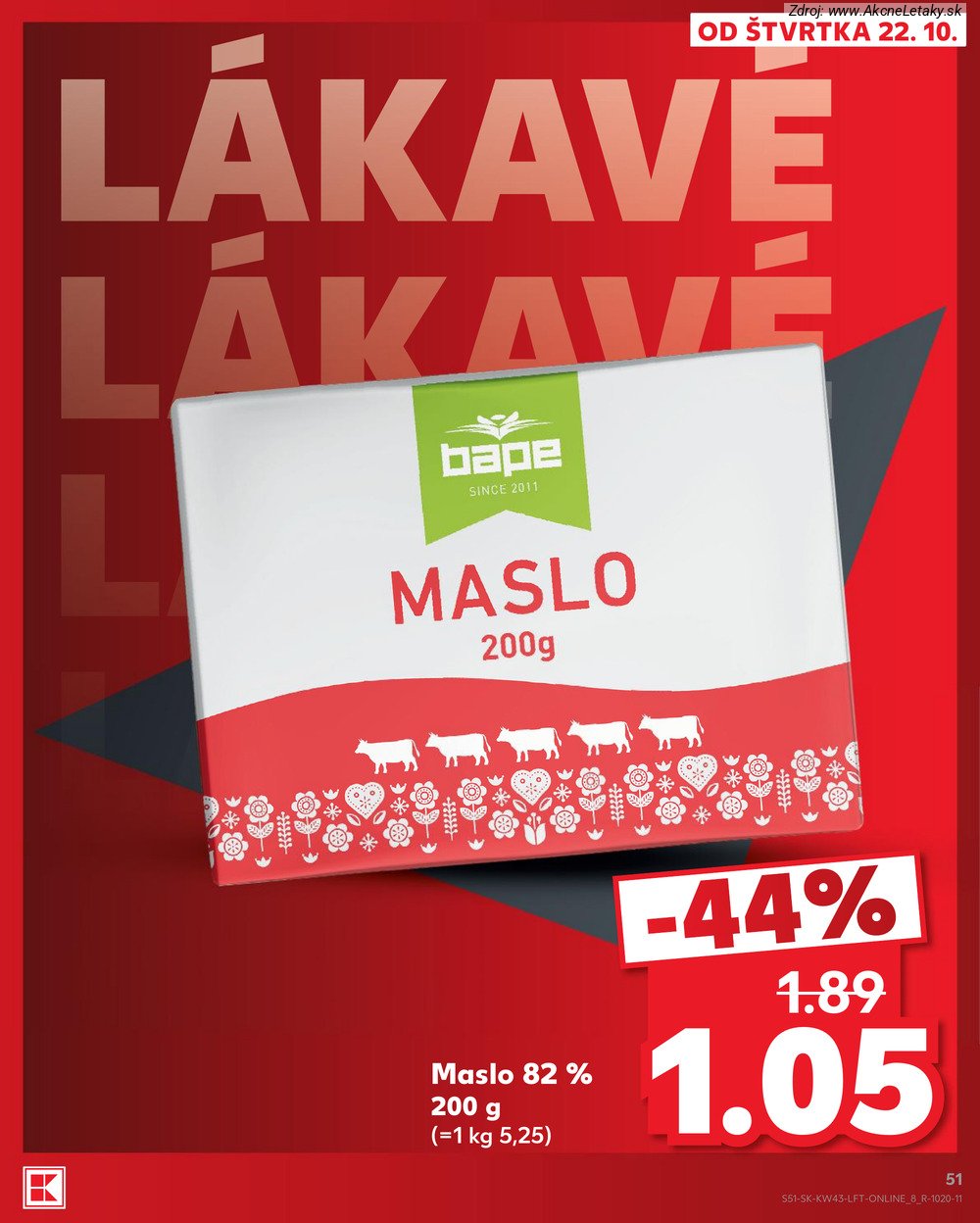 Leták Kaufland (22. 10. - 28. 10. 2026) - strana 51 z 76