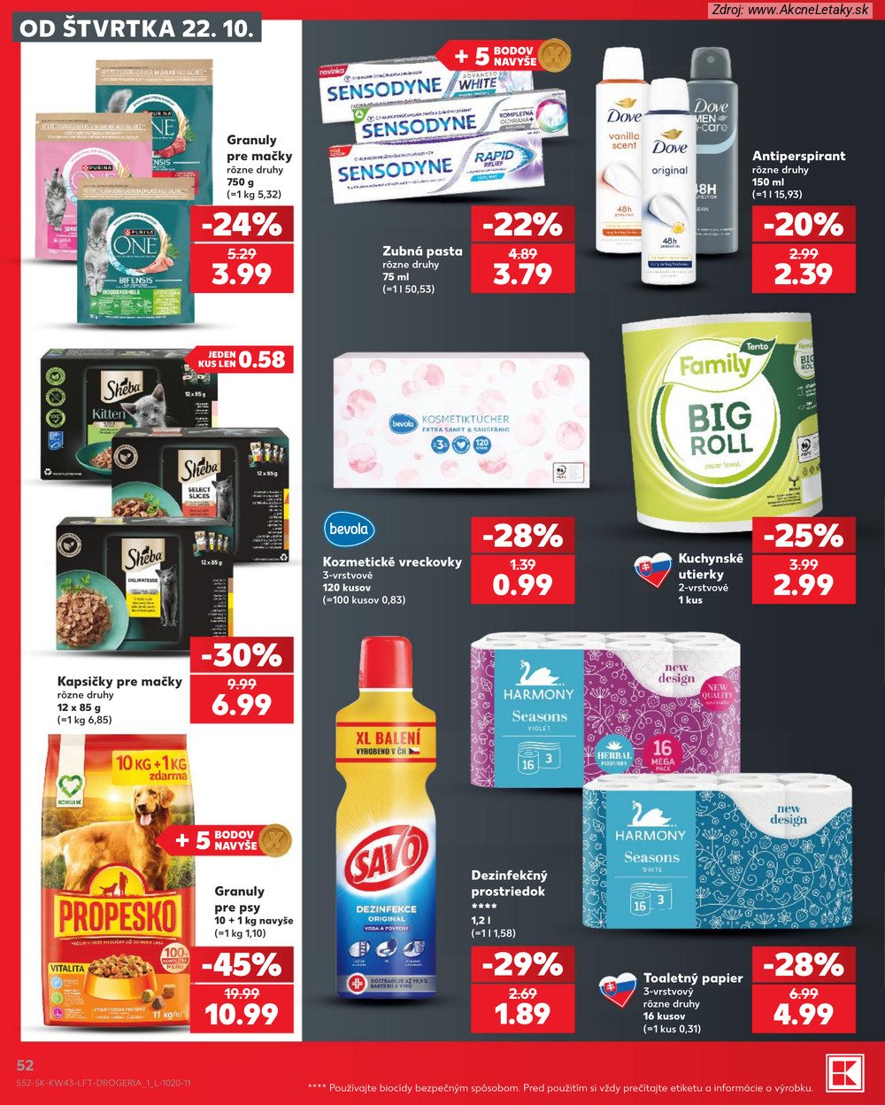 Leták Kaufland (22. 10. - 28. 10. 2026) - strana 52 z 76
