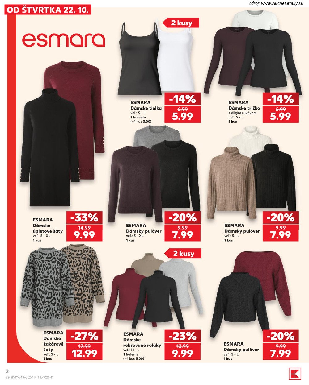 Leták Kaufland (22. 10. - 28. 10. 2026) - strana 2 z 12