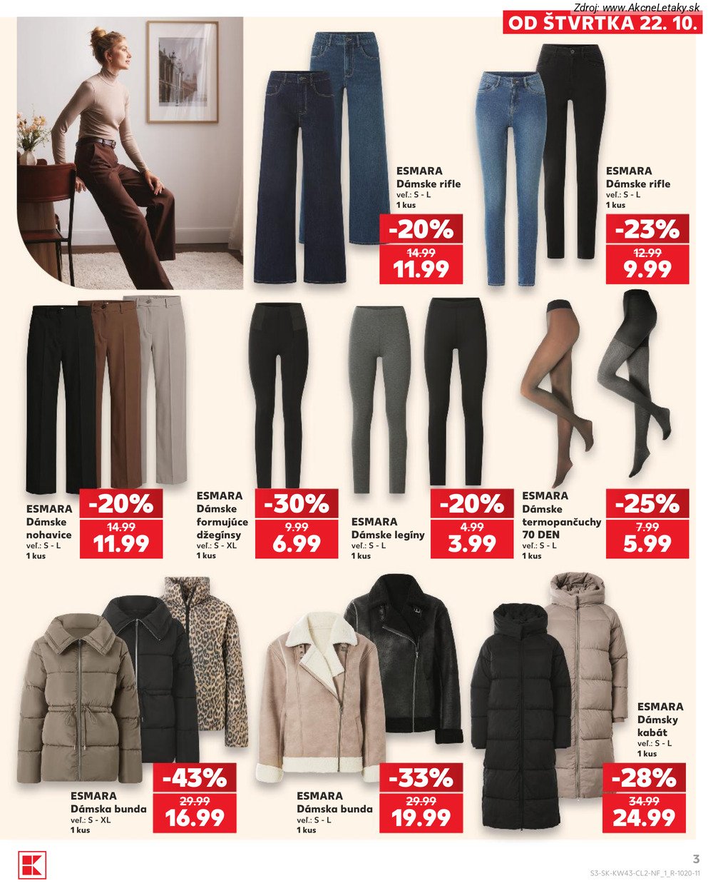 Leták Kaufland (22. 10. - 28. 10. 2026) - strana 3 z 12