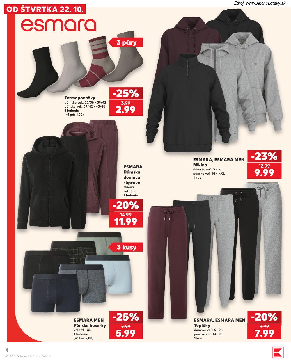 Leták Kaufland (22. 10. - 28. 10. 2026) - strana 4 z 12
